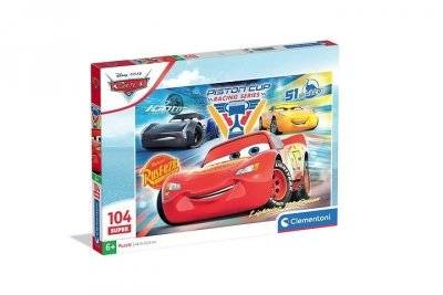 CLEMENTONI - PUZZLE CLE puzzle 104 SuperKolor Cars 25047