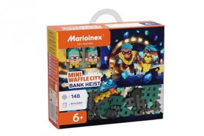 MARIOINEX Klocki wafle mini Napad na bank 148el 06712