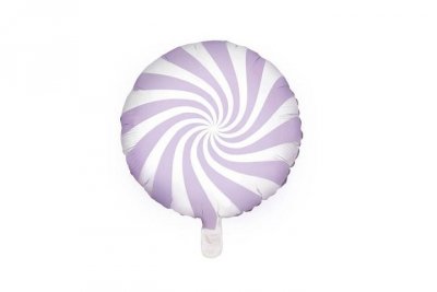 PARTYDECO Balon fol.Cukierek 35cm j.liliowy 92975