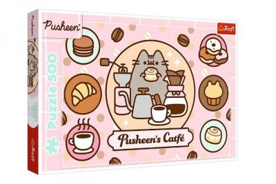 TREFL PUZZLE 500 Pusheen w kawiarni 37528