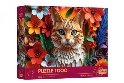 TREFL PUZZLE 1000 Jubileusz Kot 40040