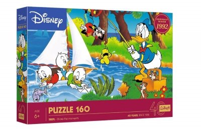 TREFL PUZZLE 160 40lecie Trefl-Przygoda nad jezior.40053