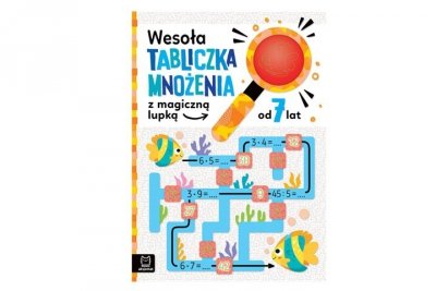 AKSJOMAT Wesoła tabliczka mnożenia z magiczną lupką7+ 40461
