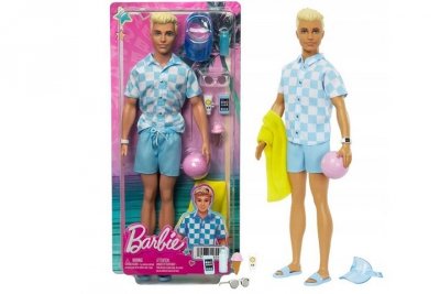 MATTEL Barbie Ken na plaży HPL74 /4