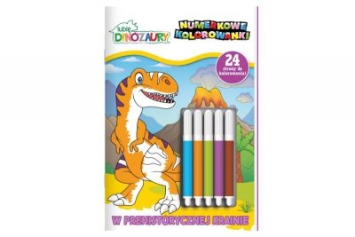 MEDIA SERVICE ZAWADA Lubię Dinozaury Num.kolor. W prehist.krainie 29303
