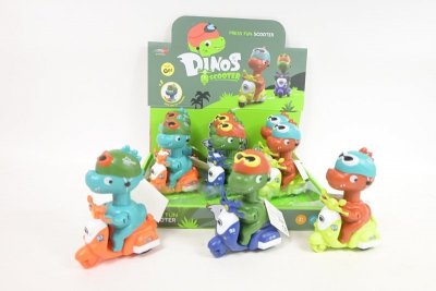 HIPO Dinozaur na skuterze naciśnij i jedź H13909 51087