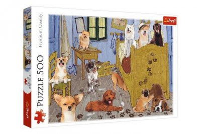 TREFL PUZZLE 500 Pokój van Gogha? Psia Rewolucja 37539