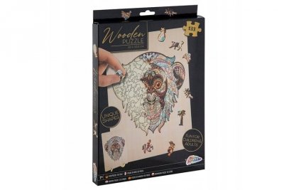 OMEGA TOYS Puzzle drewniane małpa 400073 92904