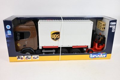 BRUDER - ATA BRUDER Scania Super 560R kontener UPS+wózek 03582