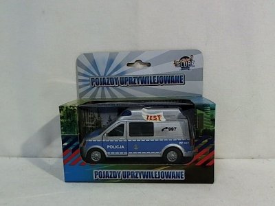 HKG Van auto policja 14cm HKG028 08169