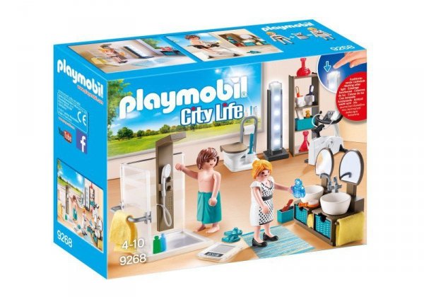 Playmobil Zestaw z figurkami City Life 9268 Łazienka