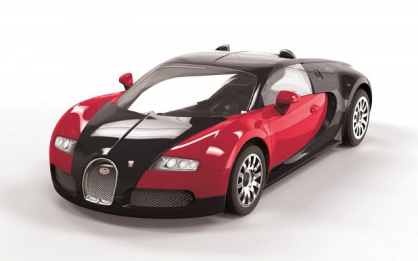 Airfix Model plastikowy Quickbuild Bugatti Veyron czarny/czerwony