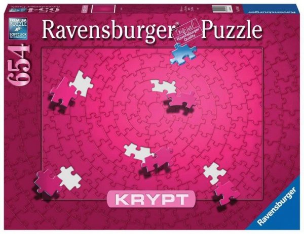 Ravensburger Polska Puzzle 654 elementów Krypt Różowe