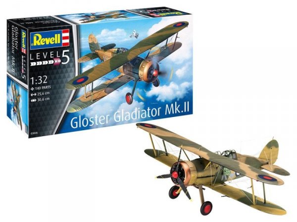 Revell Model plastikowy Gloster Gladiator MK.II