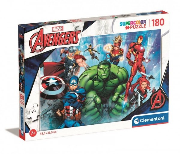 Clementoni Puzzle 180 elementów Super Kolor The Avengers