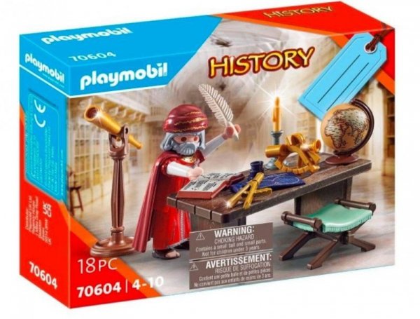 Playmobil Zestaw upominkowy z figurką History 70604 Astronom