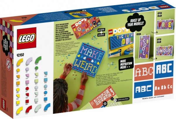 LEGO Klocki DOTS 41950 Rozmaitości DOTS - literki