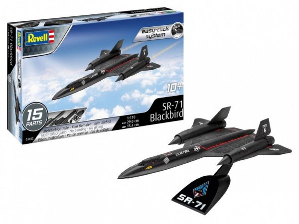 Revell Model plastikowy SR-71 Blackbird Easy-Click 1/110
