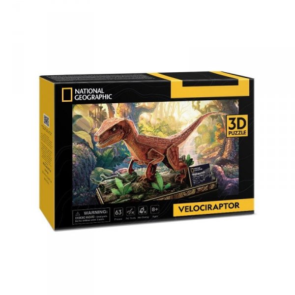 Cubic Fun Puzzle 3D National Geographic - Welociraptor