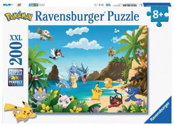 Ravensburger Polska Puzzle 200 elementów XXL Pokemon