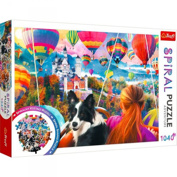 Trefl Spiral Puzzle Festiwal balonów