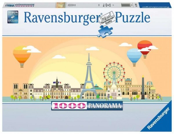 Ravensburger Polska Puzzle 1000 elementów Panoramiczne Paryż