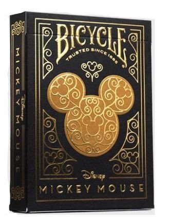 Bicycle Karty Black & Gold Mickey