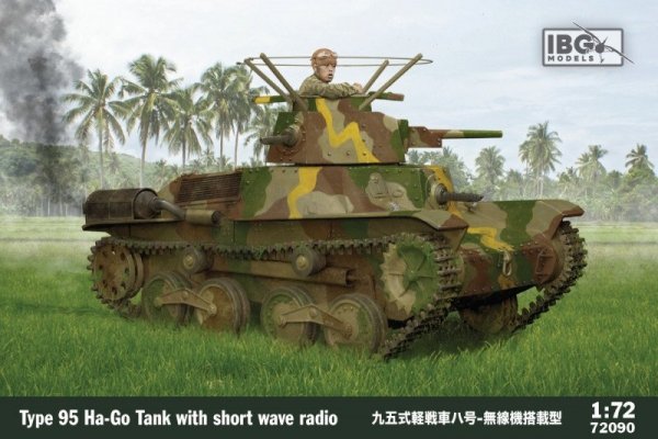 Ibg Model plastikowy Type 95 Ha-Go Japanse Tank with short wave