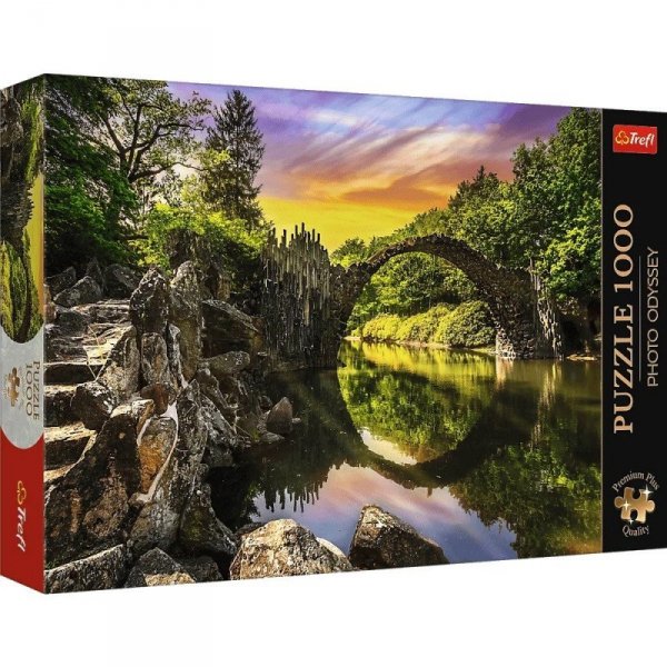 Trefl Puzzle 1000 elementów Premium Plus Most Rakotza w Kromlau Niemcy