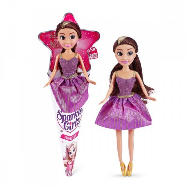 ZURU Sparkle Girlz Lalka Księżniczka w rożku 10.5 cala display 12 sztuk