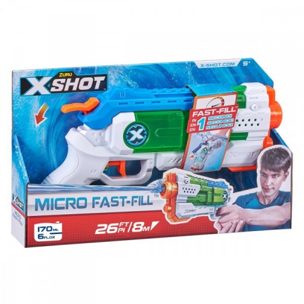 ZURU X-Shot Wyrzutnia wodna Fast Fill Micro Blaster