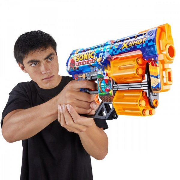 ZURU X-Shot Wyrzutnia Skins Dread Sonic the Hedgehog