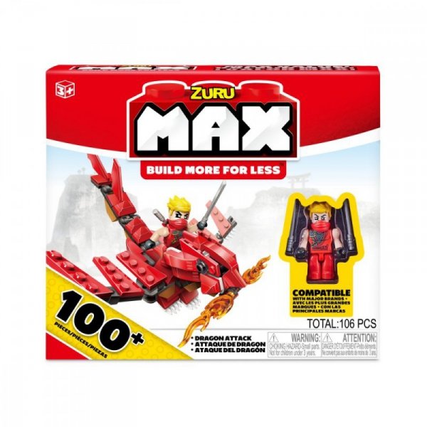 ZURU Max Build Zestaw klocków 100+ elementów mix