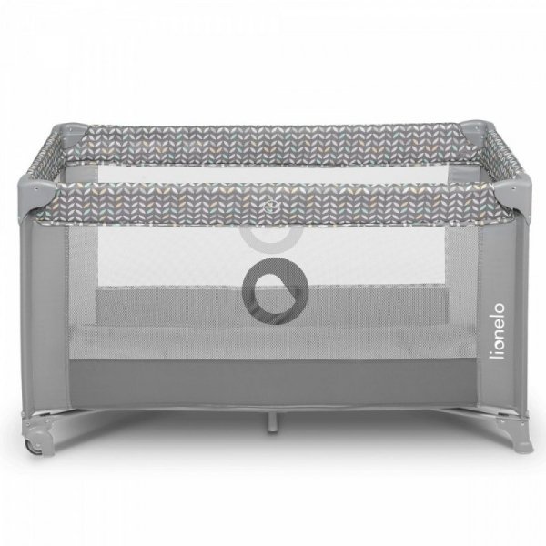 Lionelo Łóżeczko turystyczne Stefi Grey Concrete Multicolor