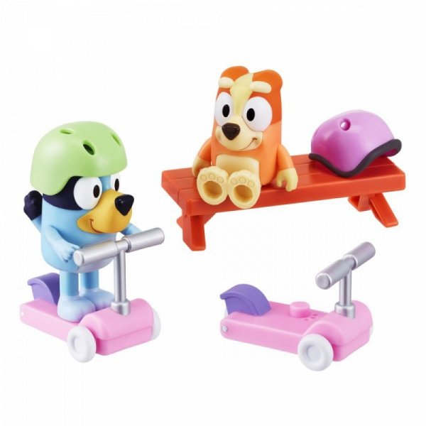 Tm Toys Bluey Zestaw Jazda na hulajnodze