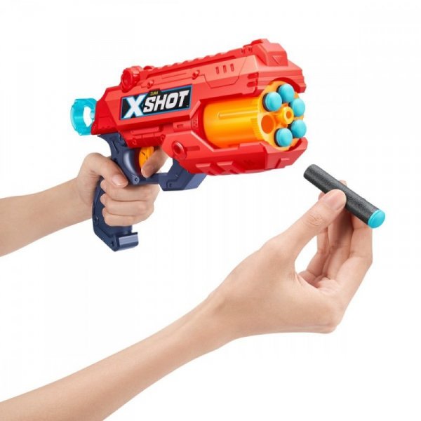 ZURU X-Shot Wyrzutnia pomarańczowa EXCEL REFLEX (12strzałek )