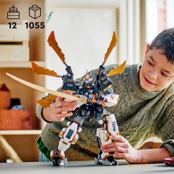 LEGO Klocki Ninjago 71821 Tytanowy smok-mech Cole&#039;a