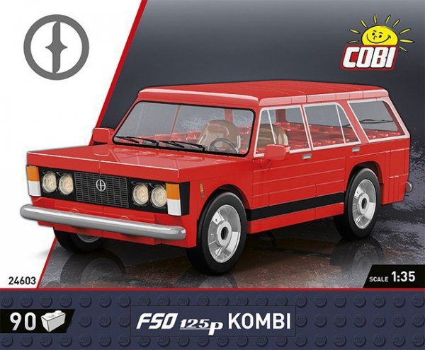 Cobi Klocki Klocki FSO 125p kombi 90 klocków