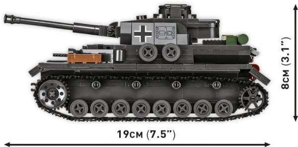 Cobi Klocki Klocki Panzerkampfwagen IV Ausf. G 643 klocków