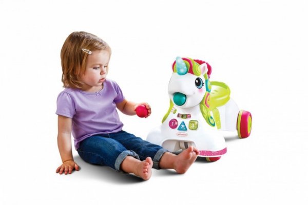 B-kids Jeździk, pchacz 3w1 - Jednorożec