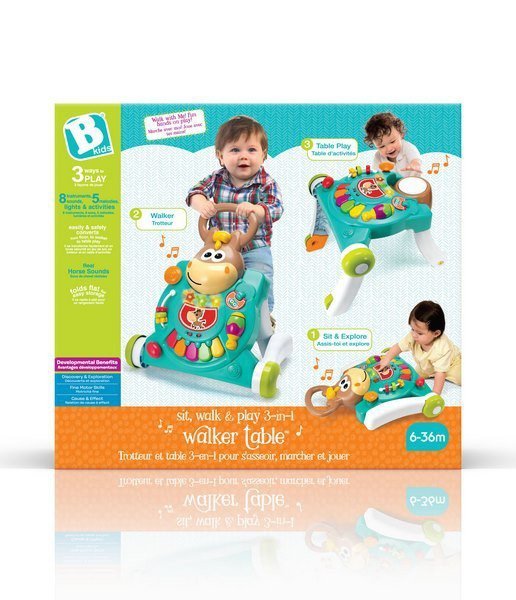 B-kids Pchacz 3w1 - Konik