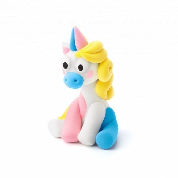Tm Toys Masa plastyczna Hey Clay Jednorożce 3 pak, Lighty