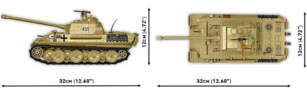 Cobi Klocki Klocki Panzer V Panther G Pudel 1133 klocków