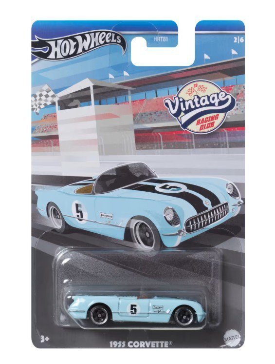 Hot Wheels Pojazd Vintage display 10 sztuk