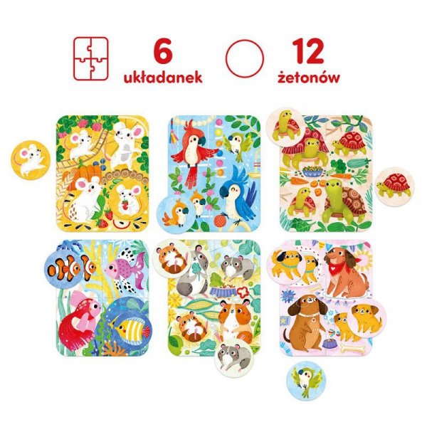 CzuCzu Puzzle Myszka i przyjaciele