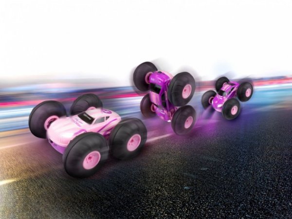 Revell RC Pojazd zdalnie sterowany RC Stunt Car Flip Racer - różowy