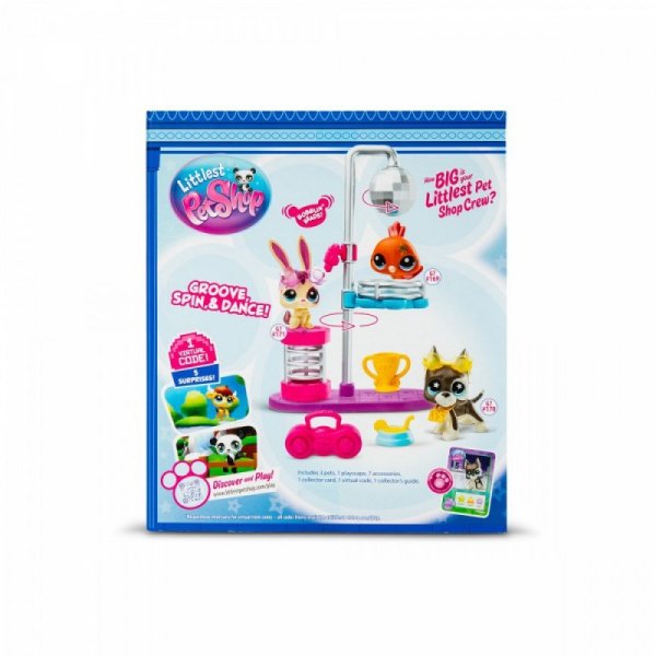 Tm Toys Zestaw figurek Littlest Pet Shop G7 S3 Disco z 3 figurkami