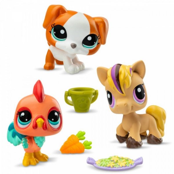 Tm Toys Zestaw figurek Littlest Pet Shop G7 S3 Pet Trios Tuba 3-pak