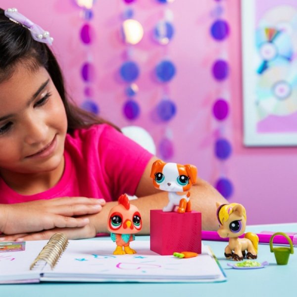 Tm Toys Zestaw figurek Littlest Pet Shop G7 S3 Pet Trios Tuba 3-pak