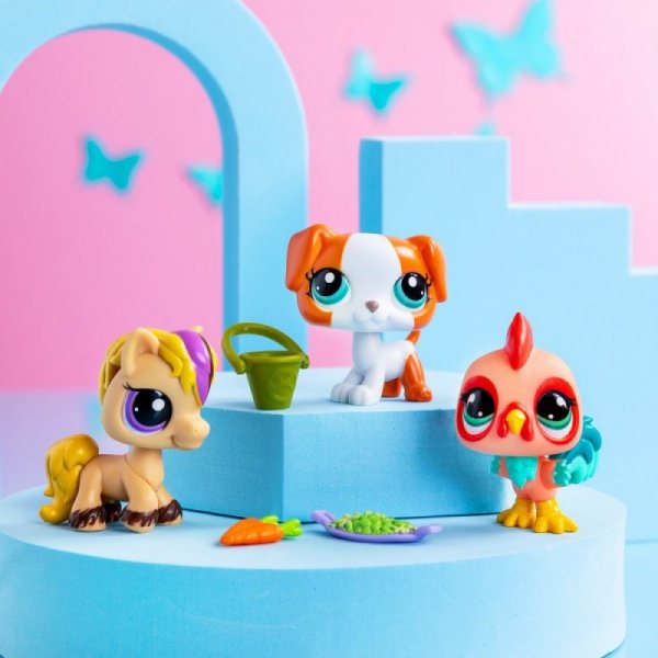 Tm Toys Zestaw figurek Littlest Pet Shop G7 S3 Pet Trios Tuba 3-pak